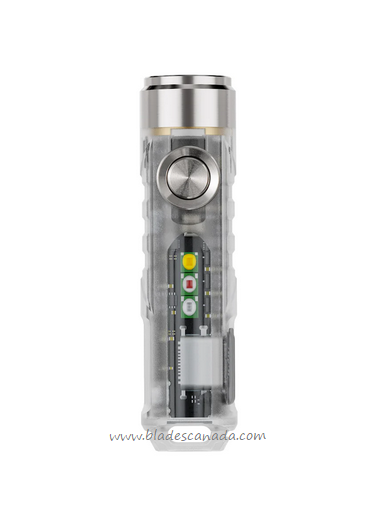 Rovyvon Aurora A8-G4 Keychain Flashlight, UV/Red/White Side LEDs, 650 Lumens