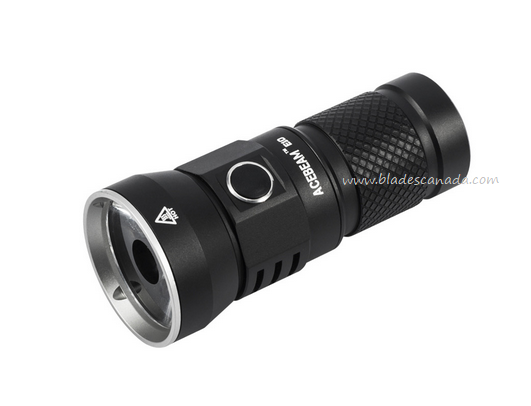 Acebeam E10 Pocket Flashlight, OSRAM LED, Black Aluminum, White LED - 760 Lumens