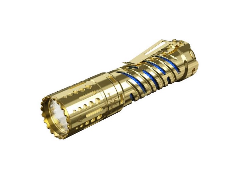 Acebeam E70-BR EDC Flashlight, Brass - 4600 Lumens - 5000K - Click Image to Close