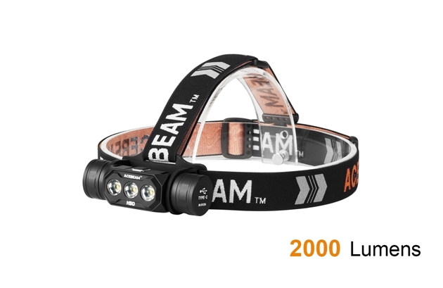 Acebeam H50 Headlight Samsung LH351D - 2000 Lumens