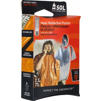 Survive Outdoors Longer SOL Heat Reflective Poncho - Click Image to Close