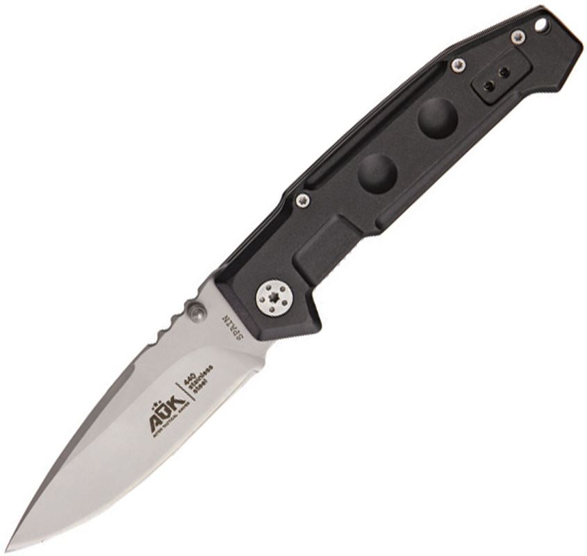 Aitor ATK Sergeant Folding Knife, Matte 440C, Black Handle - Click Image to Close