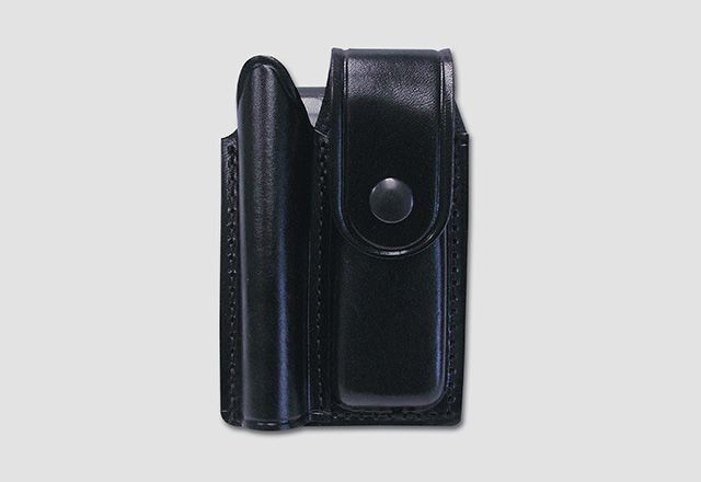 Maglite Double Leather Holster - Click Image to Close