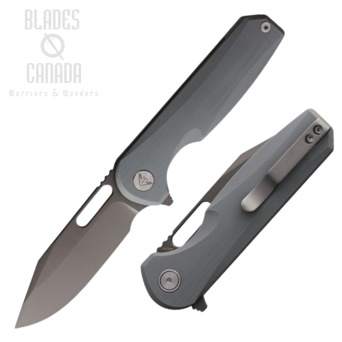 (image for) Ameight Knives Preyert Flipper Folding Knife, 14C28N Steel, G10, 504DGII