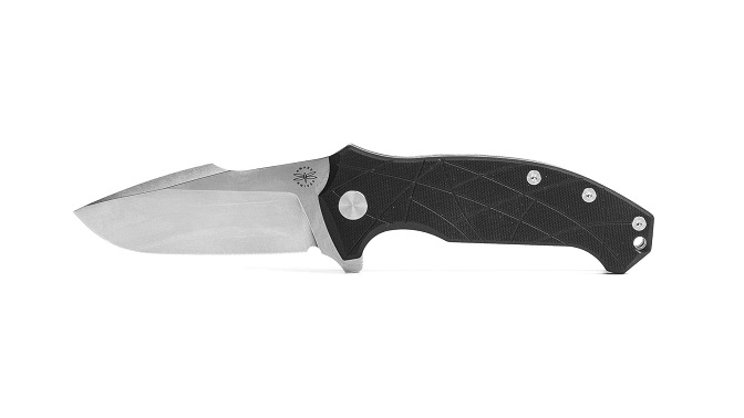 Amare Coloso Flipper Folding Knife, D2, G10 Black, AME201901