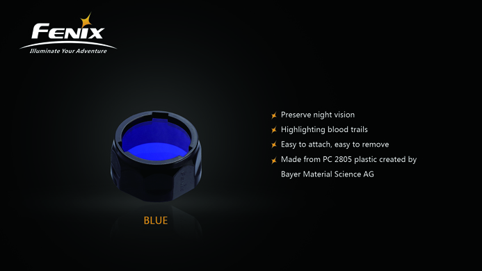 Fenix AOF-S+ Blue Filter - PD35/PD12/UC40 - Click Image to Close