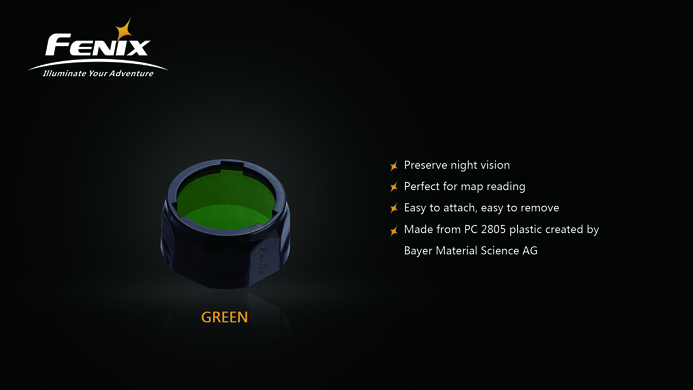 Fenix AOF-S+ Green Filter - PD35/PD12/UC40