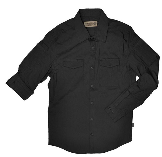 Hazard 4 Colonial Shirt - Black [Clearance Size M]
