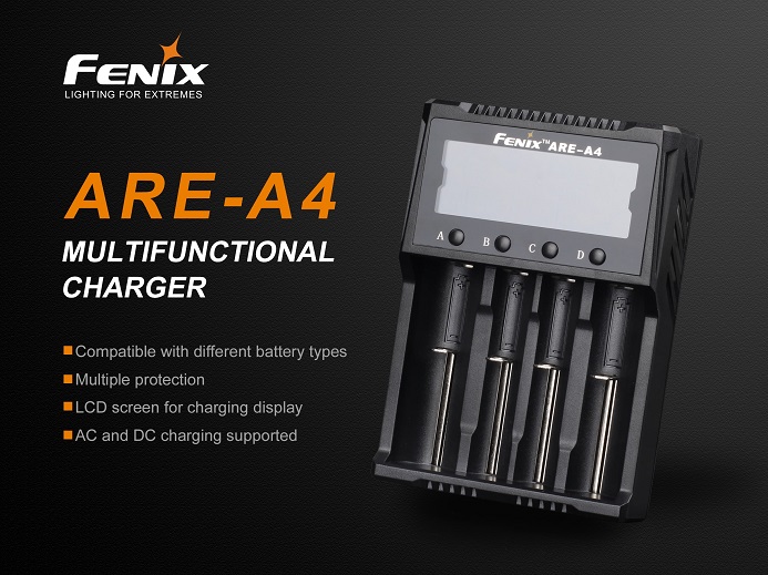 Fenix ARE-A4 Quad Channel Charger - Click Image to Close