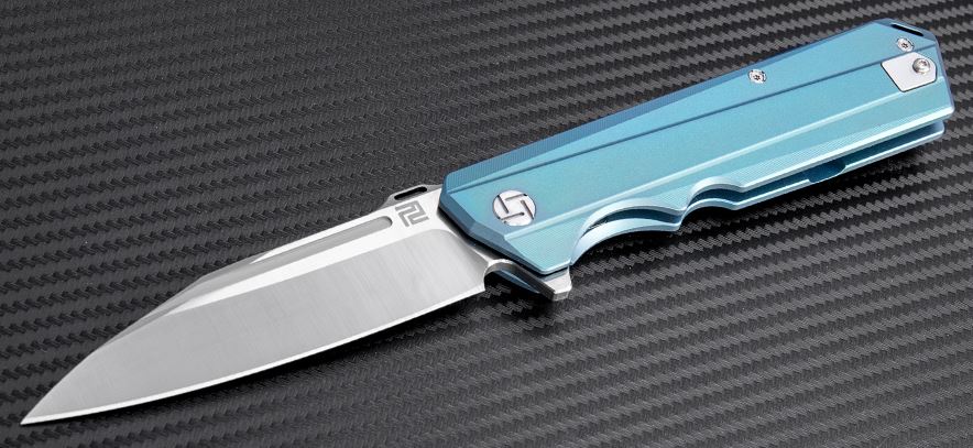 Artisan Cutlery Littoral Flipper Framelock Knife, S35VN, Titanium, 1703G-GN