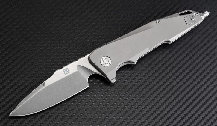 Artisan Cutlery Predator Flipper Framelock Knife, S35VN, Titanium, 1706GGY