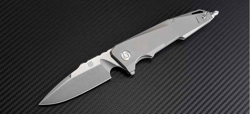 Artisan Cutlery Predator Flipper Framelock Knife, S35VN, Titanium, 1706GST