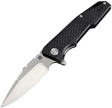 Artisan Cutlery Predator Flipper Folding Knife, D2, G10 Black, 1706PSBKF