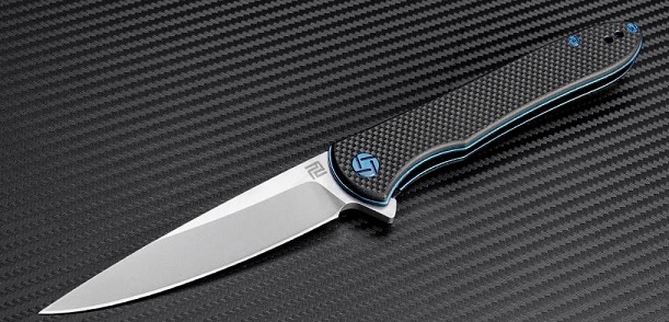 Artisan Cutlery Shark Flipper Folding Knife, D2, G10 Black, 1707PBK
