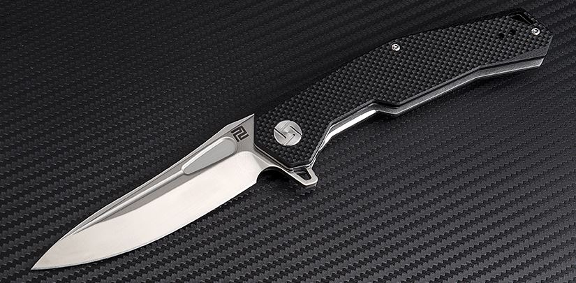 Artisan Cutlery Zumwalt Flipper Folding Knife, D2, G10 Black, 1808PBKF