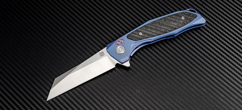 Artisan Cutlery Megahawk Flipper Framelock Knife, S35VN, Titanium, 1809GBUS - Click Image to Close