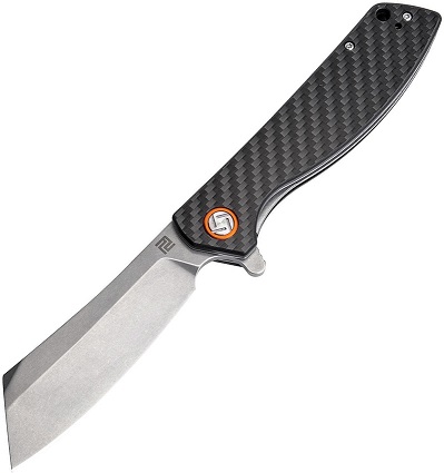Artisan Cutlery Tomahawk Flipper Folding Knife, D2, Carbon Fiber, 1815PCF