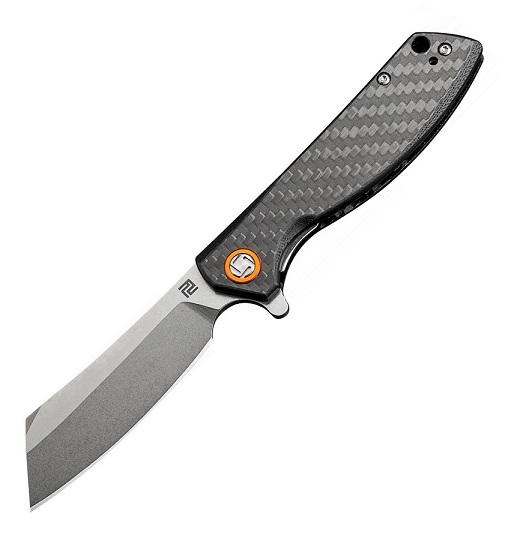 Artisan Cutlery Tomahawk Flipper Folding Knife, D2, Carbon Fiber, 1815PS-CF