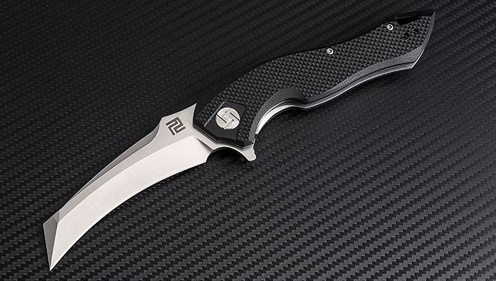 Artisan Cutlery Eagle Flipper Folding Knife, D2, G10 Black, 1816P-BKF