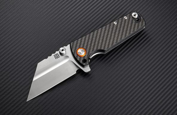 Artisan Cutlery Proponent Flipper Folding Knife, D2, Carbon Fiber, 1820P-CF - Click Image to Close