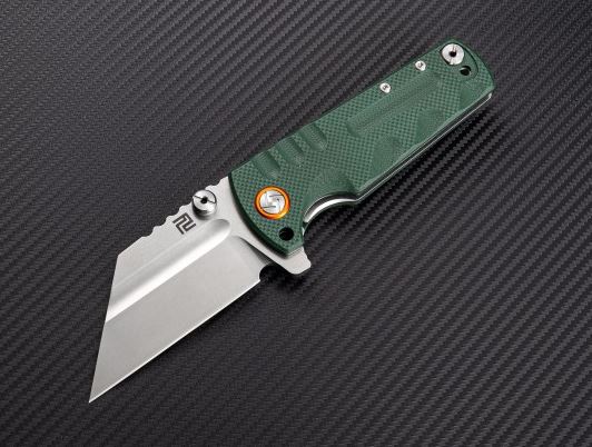 Artisan Cutlery Proponent Flipper Folding Knife, D2, G10 Green, 1820P-GNF