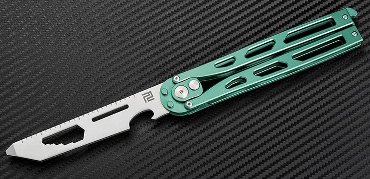 Artisan Cutlery Kinetic Tool, Titanium Green, 1823GGN