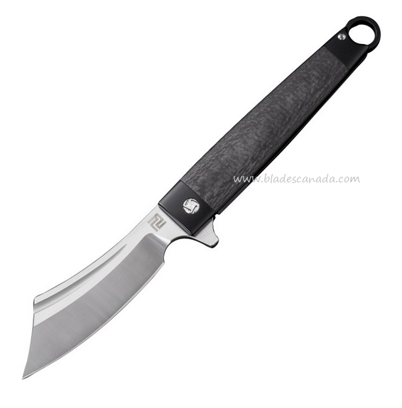 Artisan Cutlery Cutlass Flipper Framelock Knife, S35VN, Titanium/CF, 1830GBKS