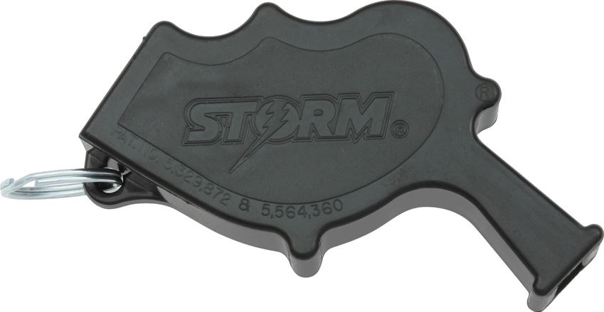 All Weather Safety Whistle Storm - Black