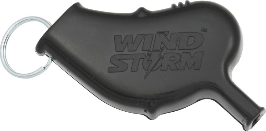 All Weather Safety Whistle Wind Storm - Black