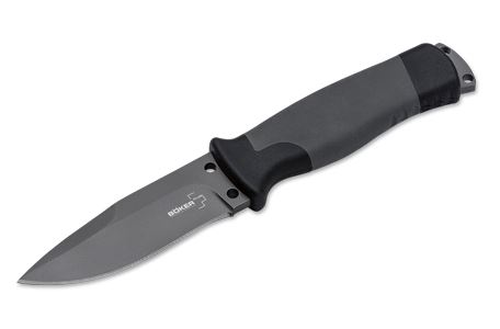 Boker Plus Outdoorsman Fixed Blade Knife, 12C27, Cordura Sheath, B-02BO004