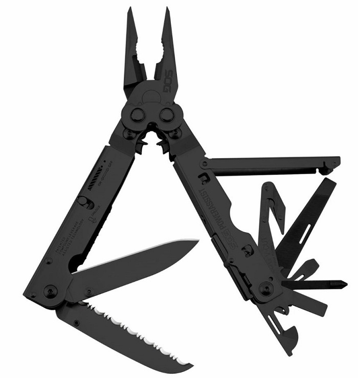 SOG PowerAssist Multi-Tool, Black, Nylon Pouch, B66N