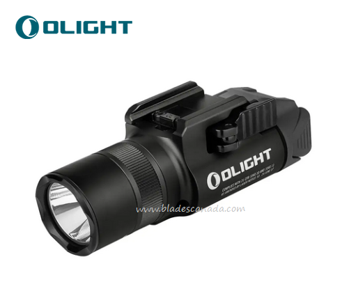 Olight Baldr Pro R Rail Mount Tactical Flashlight, GL Beam, Black - 1,350 Lumens