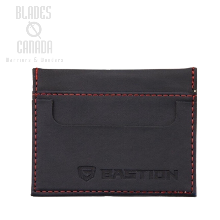 Bastion Minimalist Men's Wallet, PU Leather Black, BSTN04