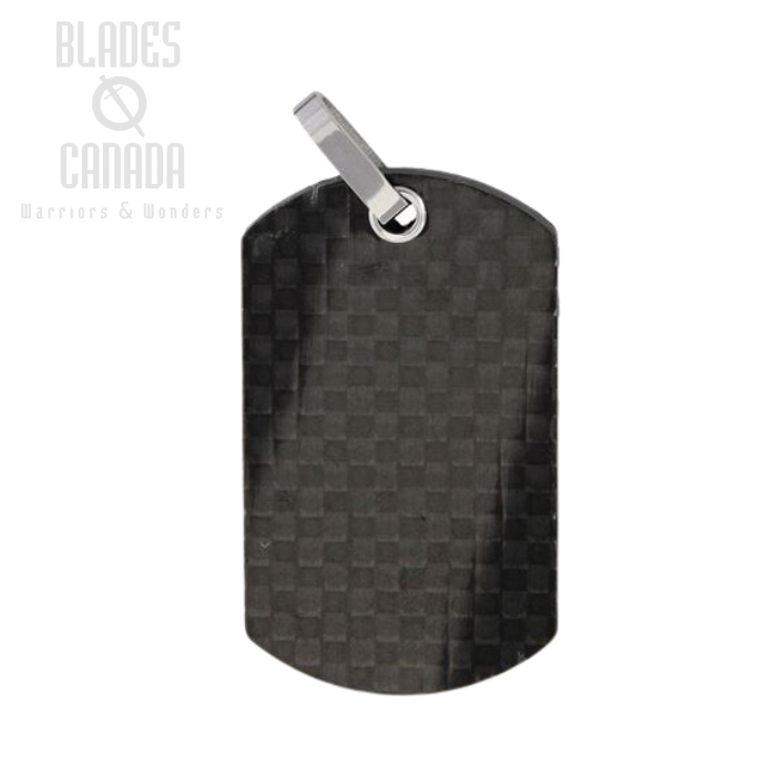 Bastion Pure Dog Tag, Carbon Fiber, N203
