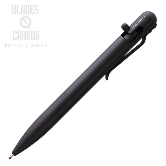 Bastion Bolt Action Pen, Titanium Black Construction, BSTN248B