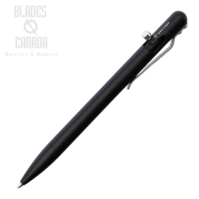 Bastion Slim Bolt Action Pen, Aluminum Black, BSTN256B