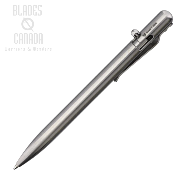 Bastion Slim Bolt Action Pen, Titanium Grey, BSTN257