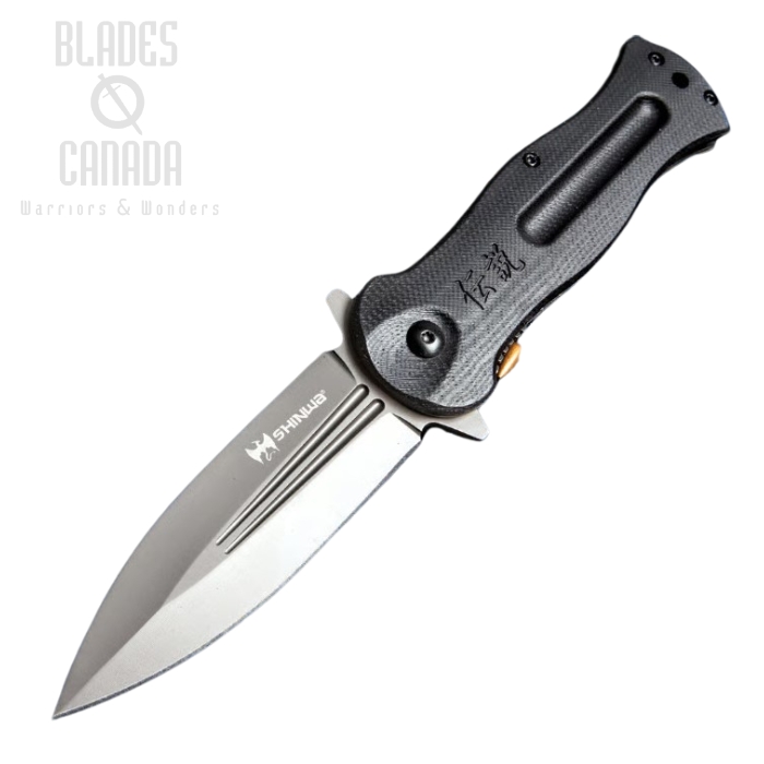 Shinwa Ganjo Flipper Folding Knife, G10, KZ1028