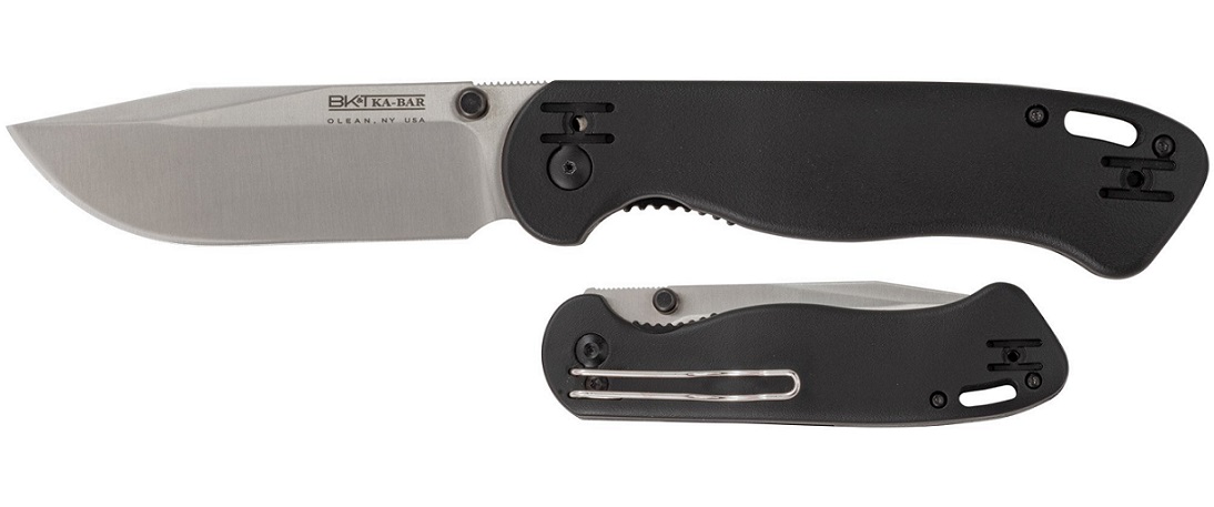 Ka-Bar BK40 Folding Knife, AUS 8A, GFN Black, BK40