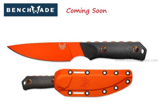 Benchmade Raghorn Fixed Blade Knife, CPM CruWear, Carbon Fiber, 15600OR