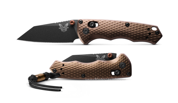 Benchmade Full Immunity Folding Knife, CPM M4, Aluminum Burnt Bronze, 290BK-1