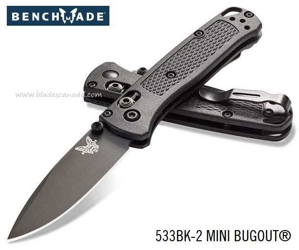 Benchmade Mini Bugout Folding Knife, CPM S30V, Carbon Fiber Elite, 533BK-2