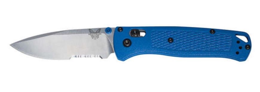 Benchmade Bugout Folding Knife, CPM S30V, Blue Handle, 535S - Click Image to Close