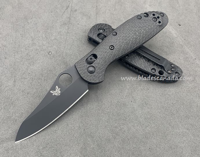 Benchmade Mini Griptilian Pardue Folding Knife, M4 Steel, Carbon Fiber, 555CU15 - Click Image to Close