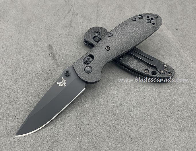 Benchmade Mini Griptilian Pardue Folding Knife, M4 Steel, Carbon Fiber, 556CU17 - Click Image to Close