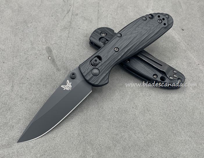Benchmade Mini Griptilian Pardue Folding Knife, M4 Steel, G10 Black, 556CU7 - Click Image to Close