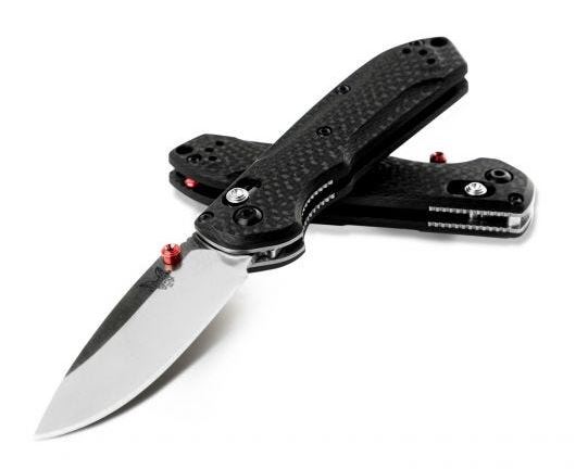 Benchmade Mini Freek Folding Knife, CPM S90V, Carbon Fiber, 565-1