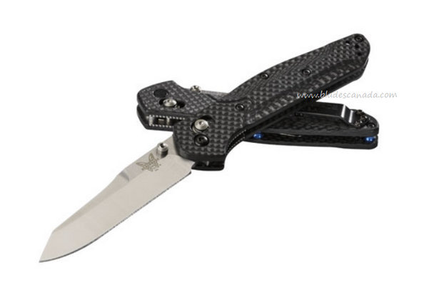 Benchmade 940-1 Osborne Folding Knife, S90V, Carbon Fiber, 940-1
