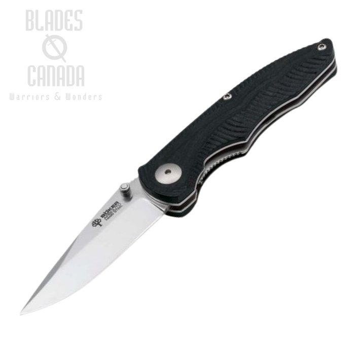 Boker Arbolito Gemini Folding Knife, Bohler N695, G10 Black, 01BA003