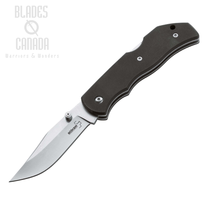 Boker Plus Optima Folding Knife, AUS 8, G10 Black, 01BO103